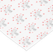 Valentine's Day Tablecloth Umbrella Red Hearts  テーブルクロス (アングル)