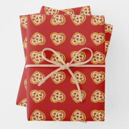Valentines Day That Amore A Pizza私のハート ラッピングペーパーシート