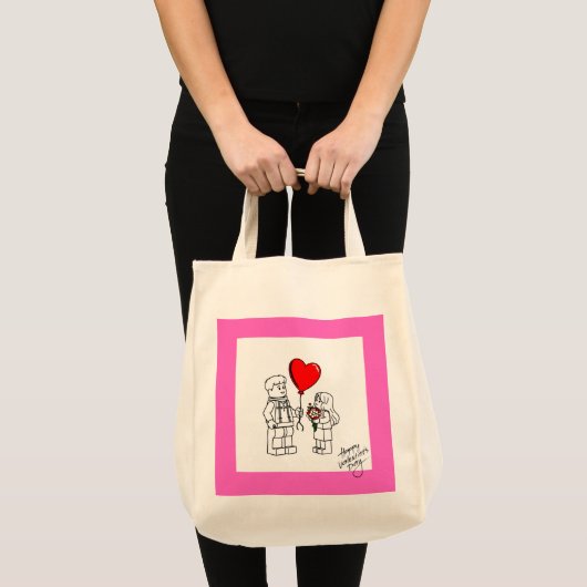 Valentines Day Tote トートバッグ (正面(商品))