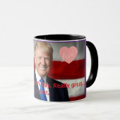 Valentine's Day Trump マグカップ (正面右)