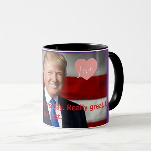 Valentine's Day Trump マグカップ (正面右)