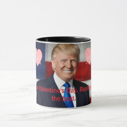 Valentine's Day Trump Mug マグカップ (中央)