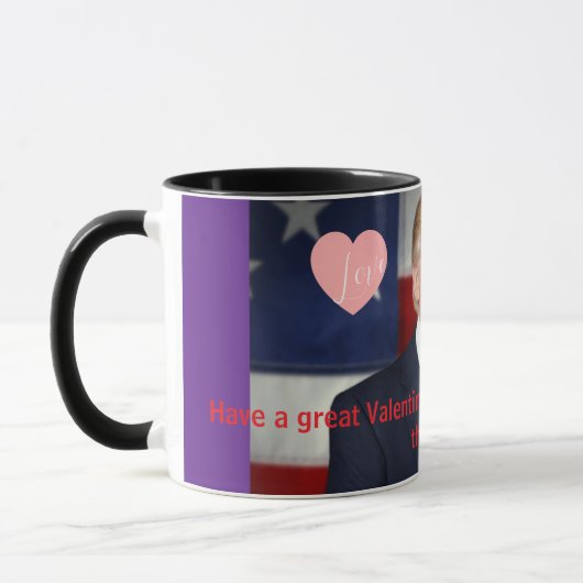 Valentine's Day Trump Mug マグカップ (左)