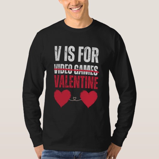 Valentine's Day Video Games Women And Men 2023 Re Tシャツ (正面)