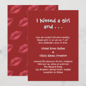 Valentine's Day Wedding Invitation 招待状 (正面/裏面)