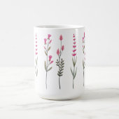 Valentine's Day Wildblumen コーヒーマグカップ (中央)