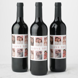 Valentine's Day Wine Labels | Custom Couple Photos ワインラベル