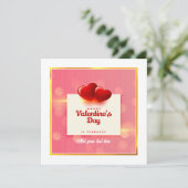 Valentine's Day With Red Hearts I Romantic Love   シーズンカード (スタンド正面)