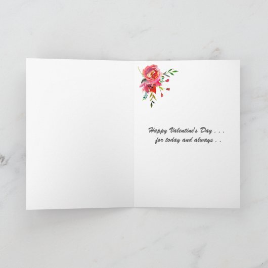 Valentines Day with your Perfect Partner カード (内部)