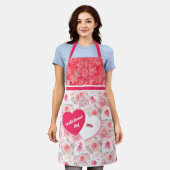 Valentine's Day World's Greatest Chef, MOM Apron エプロン (着用した状態)