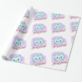 Valentine's Day Wrapping Paper Cat Kitten Love  ラッピングペーパー (アンロールド)