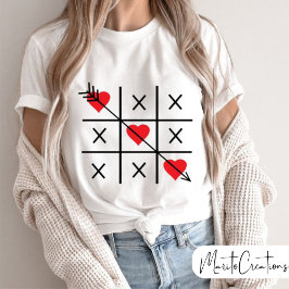 Valentine's day, Xoxox,Love heart, Cupid arrow Tシャツ