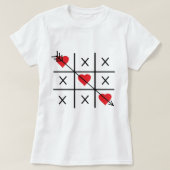 Valentine's day, Xoxox,Love heart, Cupid arrow Tシャツ (デザイン正面)