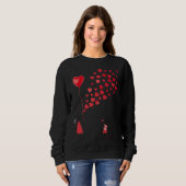 Valentine's design women sweatshirt スウェットシャツ (正面フル)