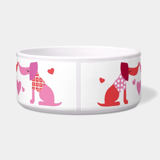 Valentines Dog Bowl ボウル (裏面)