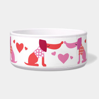 Valentines Dog Bowl  ボウル