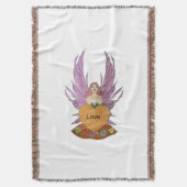 Valentines Faerie スローブランケット (正面縦)