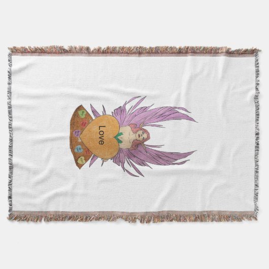 Valentines Faerie スローブランケット (正面)