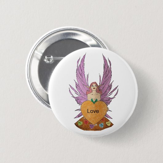 Valentines Faerie 缶バッジ (正面&裏面)