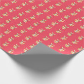Valentine's Fennec Fox ラッピングペーパー (角)