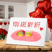 Valentine's for Best Friend, Cute Funny Vegetables カード