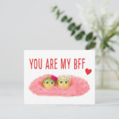 Valentine's for Best Friend - Vegetables Heart シーズンポストカード (スタンド正面)