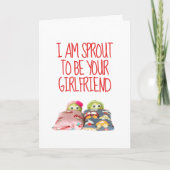 Valentine's for Vegan - Boyfriend Vegetable Funny カード (正面)