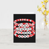 Valentines Friendship Bracelets Valentines Women K カード (黄色い花)