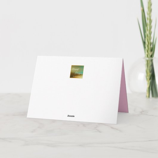 Valentine's Fuchsia Love Card シーズンカード (裏面)