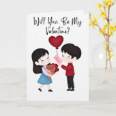 Valentine's Game of Thrones themed Proposal card カード (黄色い花)