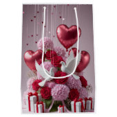 Valentines Gift Bag ミディアムペーパーバッグ (裏面)