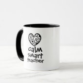 Valentines gift teacher thank you マグカップ (正面左)