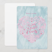 Valentines greeting  シーズンカード (正面/裏面)