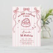 Valentines Hand Drawn Birthday 招待状 (スタンド正面)