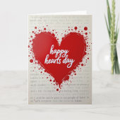Valentines Happy Hearts Day Card カード (正面)
