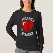 Valentine's Heart Breaker Funny Valentine's Day Ma Tシャツ (正面)