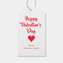 Valentines Heart Gift Tags