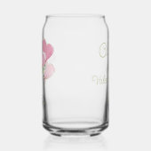 Valentine's Heart Pink and Green Heart Balloons ガラス缶 (左)