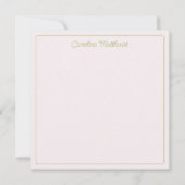 Valentine's Heart Pink and Green Heart Balloons ノートカード (裏面)