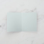 Valentine's Heart Pink and Green Heart Balloons ノートカード (内部)