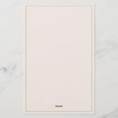 Valentine's Heart Pink and Green Heart Balloons 便箋 (裏面)