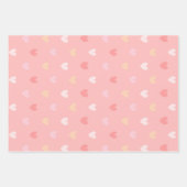 Valentine's Hearts Wrapping Paper ラッピングペーパーシート (正面)