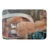 Valentine's Humor Cats Photo Text バスマット (正面)