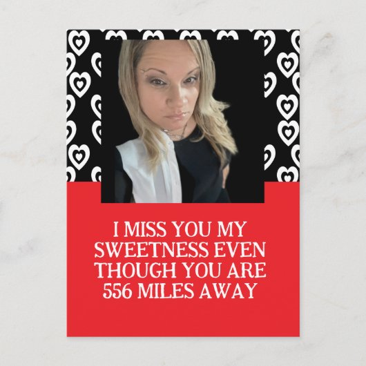 Valentines Jail Prison Long Distance Photo  シーズンポストカード (正面)