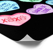 Valentines Labor And Delivery Nurse Heart Candy La ポスター (角)