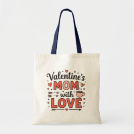 Valentine's mom with love, grandma's valentine  トートバッグ