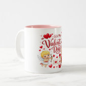 Valentines Mug ツートーンマグカップ (正面左)