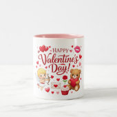 Valentines Mug ツートーンマグカップ (中央)