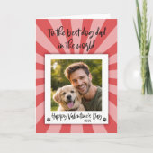 Valentines Photo Card - Card from the Dog カード (正面)
