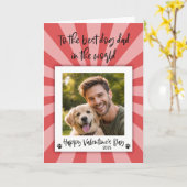 Valentines Photo Card - Card from the Dog カード (黄色い花)